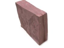 Piece #22 Catlinite Minnesota Red Pipestone apx 5" x 3-7/8" x 1" Fissure Crack