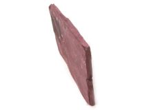 Piece #85 Minnesota Red Catlinite Stone Apx 3-1/4" X 2-5/8" X 1/8" Thin Scrap