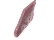 Minnesota Red Pipestone Catlinite Stone Apx 2-3/4" X 2-1/2" X 1/8" Piece #86 Thin Scrap