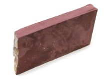 Minnesota Red Catlinite Pipestone Apx 8-3/4" X 4-1/4" X 1" Piece #76 Fracture Crack
