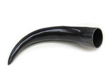 #30 Polished Water Buffalo Cow Horn Create a Powder Horn 13-5/8"L