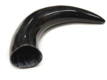 #27 Polished Water Buffalo Cow Horn Create a Powder Horn 13-3/8" L