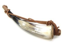 Primer Powder Horn Frontier Style 10-1/2" L #P07 Line of Delamination