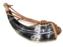Primer Powder Horn Frontier Style 10-7/8" L #P05