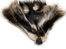 Raccoon Scrap Fur Hide Face Regular