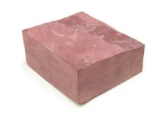 Piece #41 Minnesota Red Catlinite Stone apx 4-1/8" x 4-1/4" x 1-3/4"