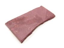Piece #53 Minnesota Red Catlinite Stone apx 3-3/4" x 1-3/4" x 1/8" Thin Scrap