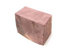 PIECE #37 Catlinite Minnesota Red Pipestone apx 4-1/4" x 3-1/4" x 2-1/2" 