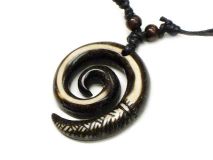 Circle of Life Pendant Necklace on Adjustable Wax Cord