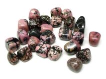 Rhodonite Tumbled Stone Sold by the Pound