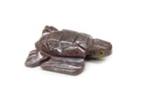 Sea Turtle Figurine Agate Stone Statues 1 1/2"