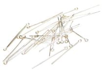 1 1/2" Silver Eye Pins Sold by the Bag of 100 Eye pins