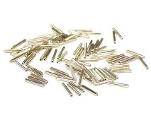 3/8" Silver Hot Dog Bead 1 oz Bag Appx. 300 Beads Clearance