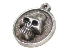 1 1/8" Skull Medallion Pendant Clearance 