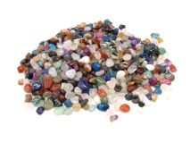 Mixed Small Size Agate and Dyed Tumbled Stone Sold By The Pound