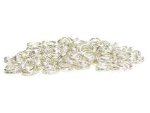 Silver Plated 8mm Split Rings Sold by the Gross 144 Pieces