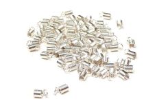 Silver Spring Ring Clasp 5mm x 6mm Bag 100 Pieces