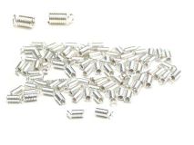 Silver Spring Ring Clasp 3 x 6mm Bag 100 Pieces