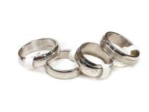 Women Stainless Steel Ring Bands Various Style Choices Clearance