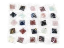 Stone Pyramid Set Of 25 Assorted Types Of Stone 1"