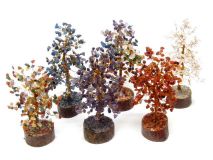 Stone Trees 8" To 9" With Wood Base
