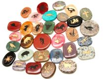 Gemstone Totem Energy Worry Stone Natural Healing (41 Styles)