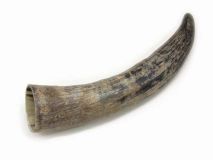 Natural Semi Polished Water Buffalo Cow Horn 15" L #R27