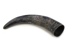 Natural Semi Polished Water Buffalo Cow Horn 11" L #R24