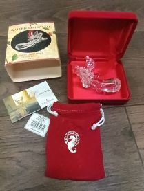 Waterford Crystal Angel Paying Mandolin 3-1/2" Ornament 2nd Edition 2003
