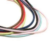 Waxed Cotton Cord Necklace Blanks with Clasps and Color Choices Clearance