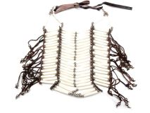 White Hairpipe Half Breastplate Native Style Buffalo Bone 