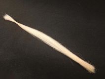 22" Strands of White Horse Tail Hair By the Ounce