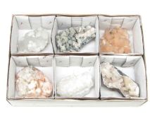 Zeolite Crystal Cluster Flat Of 6 Pieces