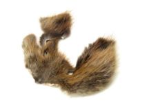 Beaver Scrap Fur Hide Face Flaws - Damaged - Blemished