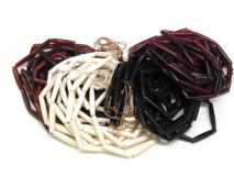 1 1/2" Hairpipe Bone And Horn Beads By the Bag of 100