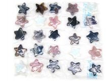 Stone Star 1 1/2" Assorted Types Of Stones Set of 25