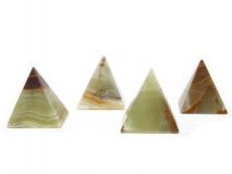 Onyx Stone Pyramid Apx 2"