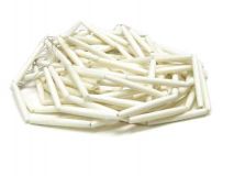 1 1/2" Thin Hairpipe Bone Beads By the Bag of 100